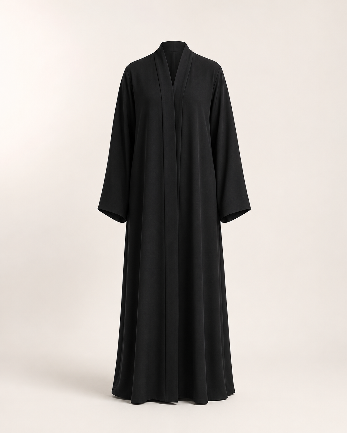 Classic Black Emirati Abaya — Abayas & Modest Wear