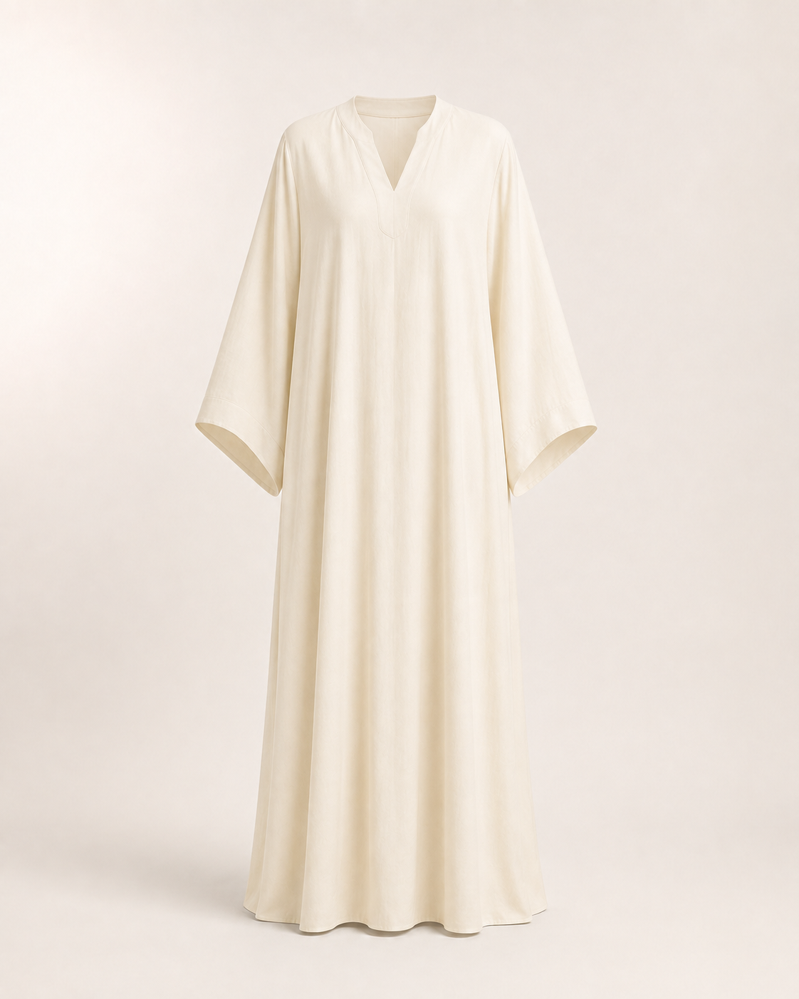 Ivory Modest Maxi Kaftan — Abayas & Modest Wear