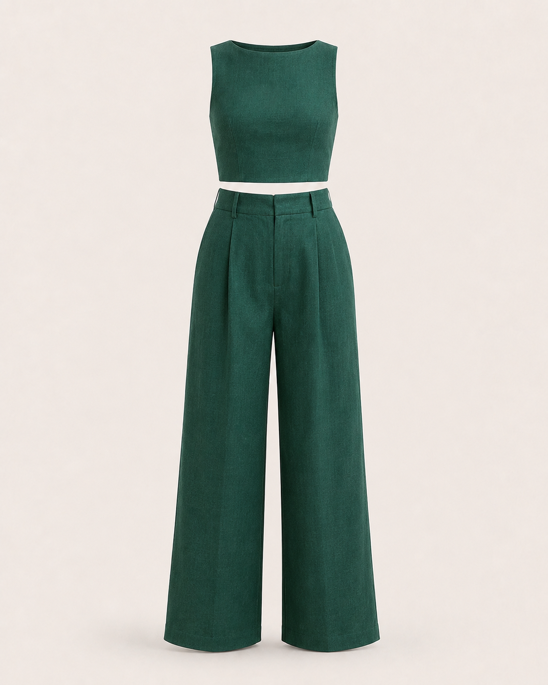 Emerald Wide-Leg Co-ord Set — Co-ord Sets