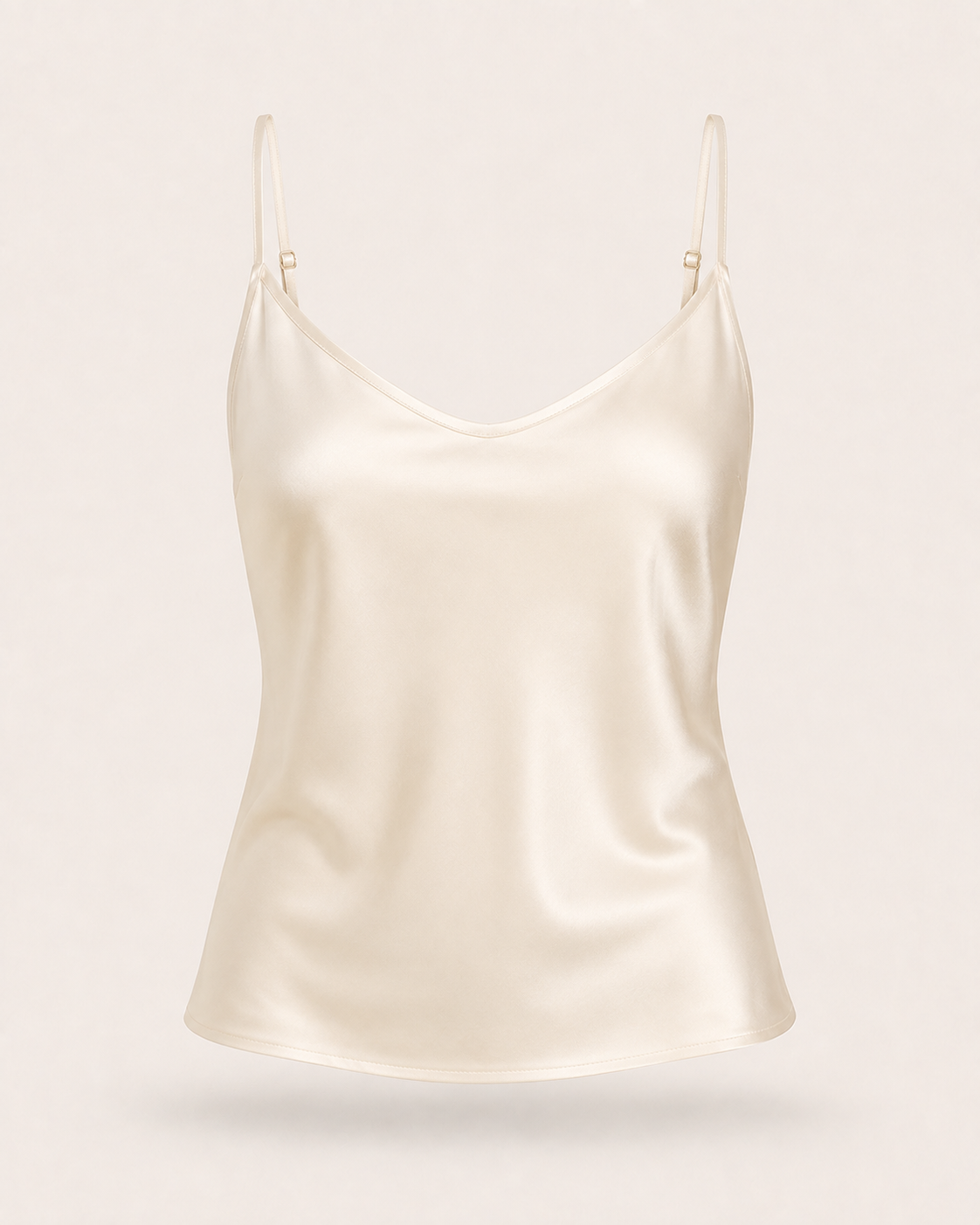 Ivory Silk-Feel Camisole Top — Tops & Blouses