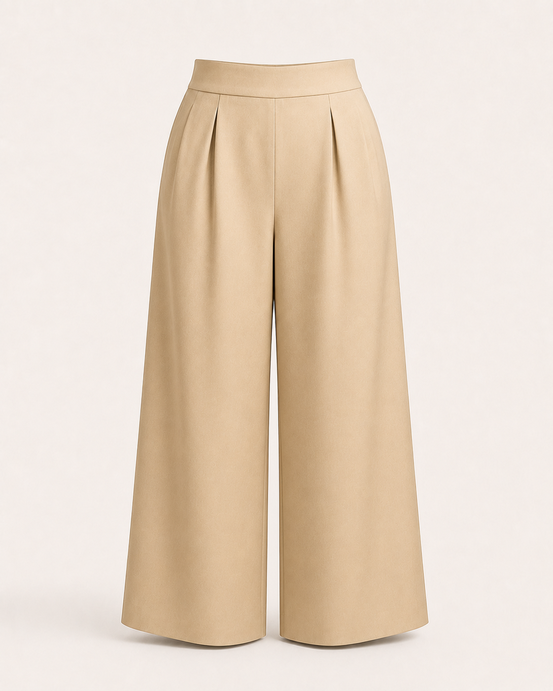 Champagne Tailored Culottes — Trousers/Bottoms